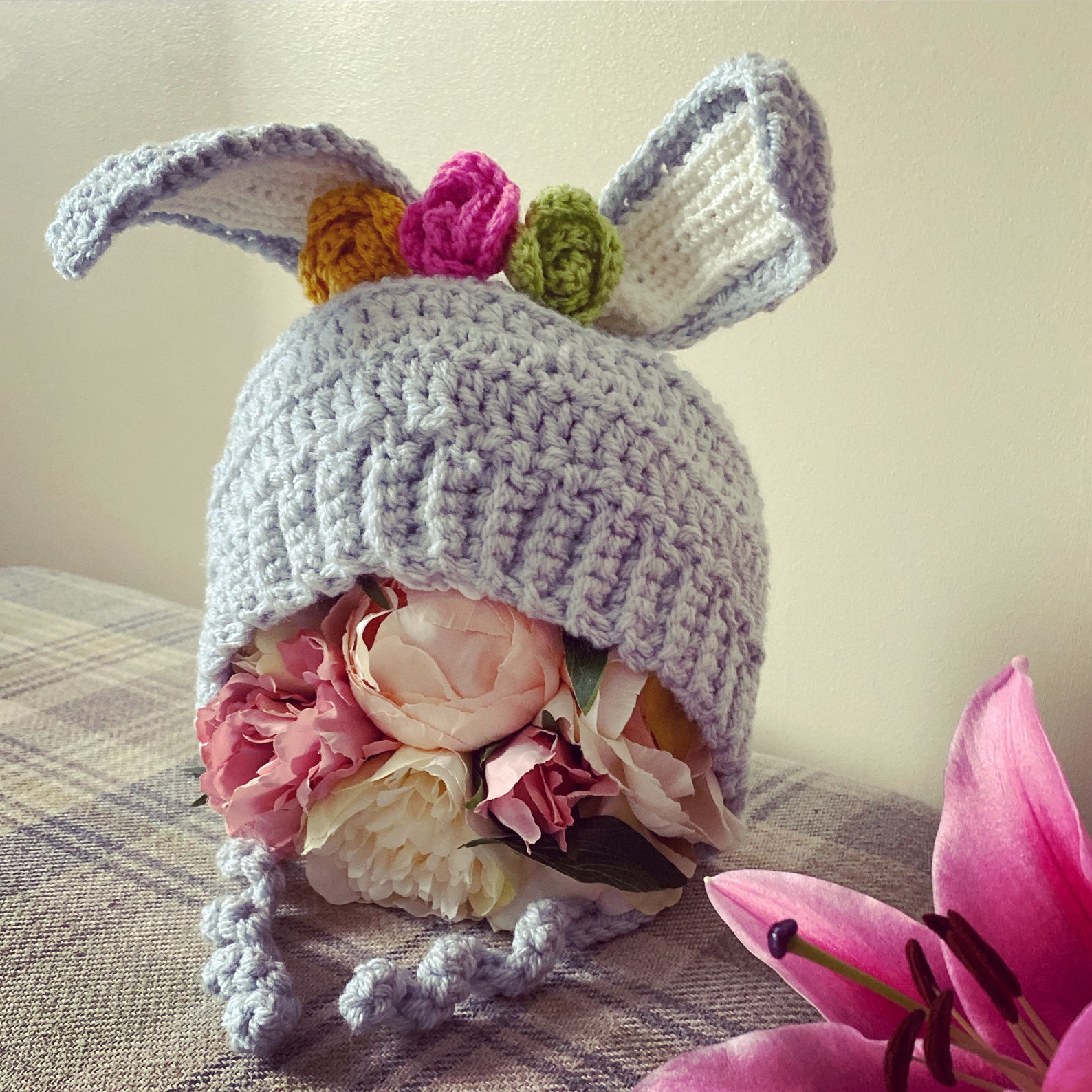 bunny bonnet adult