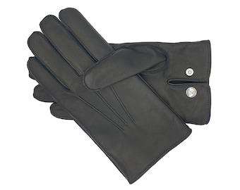 Norton. Gants chauds en cuir doublés homme