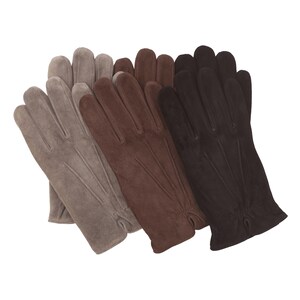 Sandford. Men's Warm Lined Suede Gloves image 3