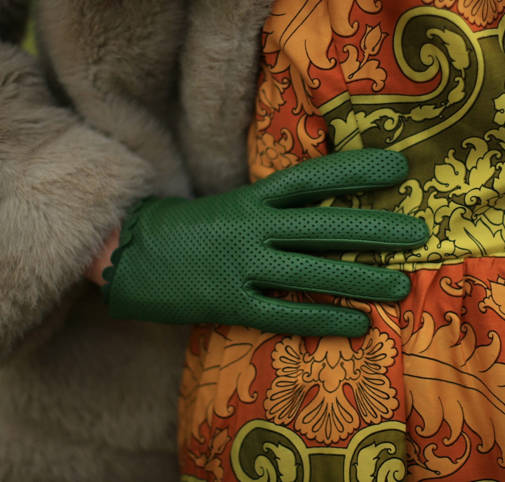 Henri Green Leather Gloves – Hamerli