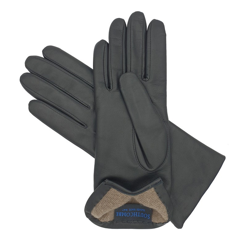 Tilly. Women's Cashmere Lined Leather Gloves image 10