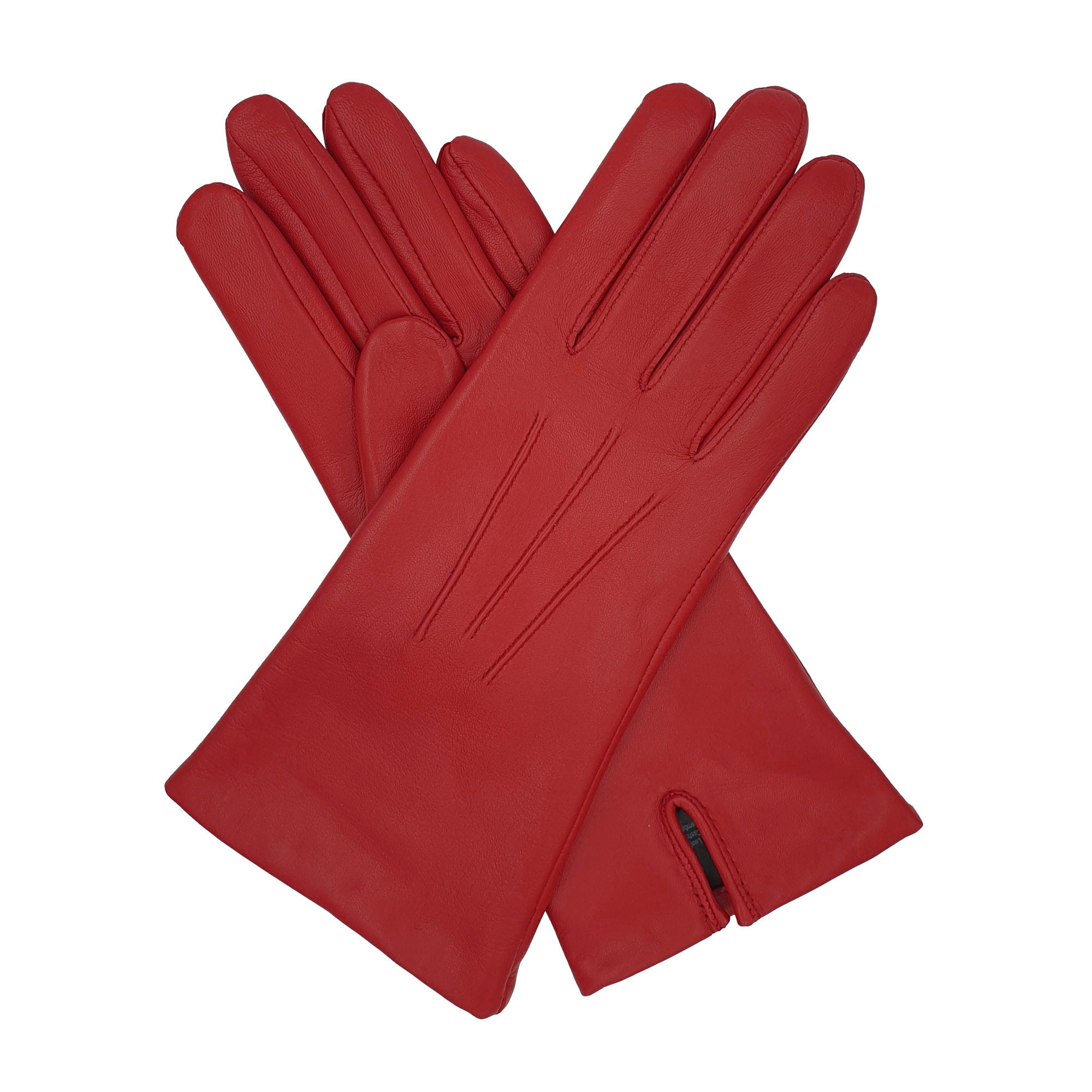Ladies lined leather gloves deals