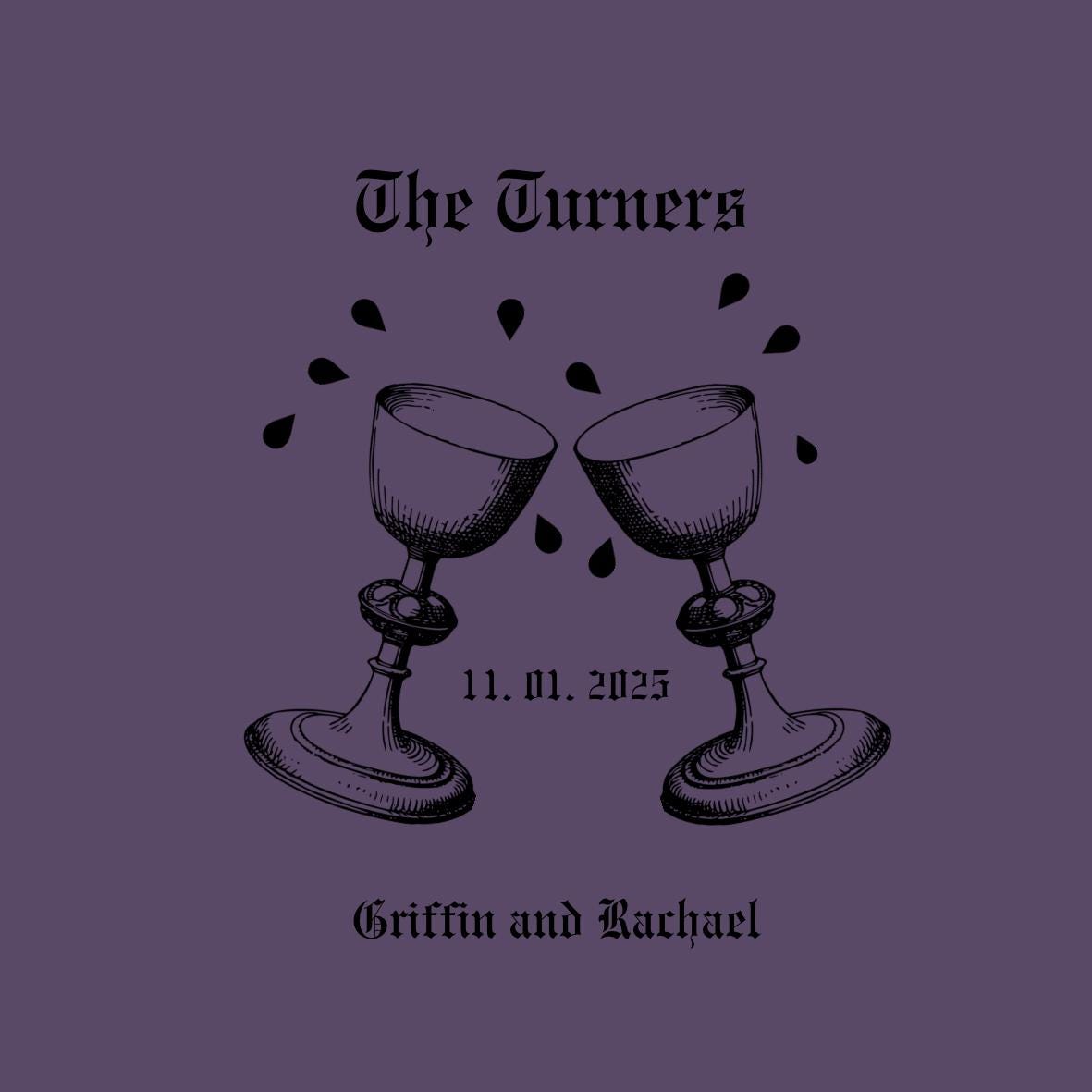 Medieval Fantasy Wedding Signage: Napkin, Sticker, Etc. - Made to Order ...