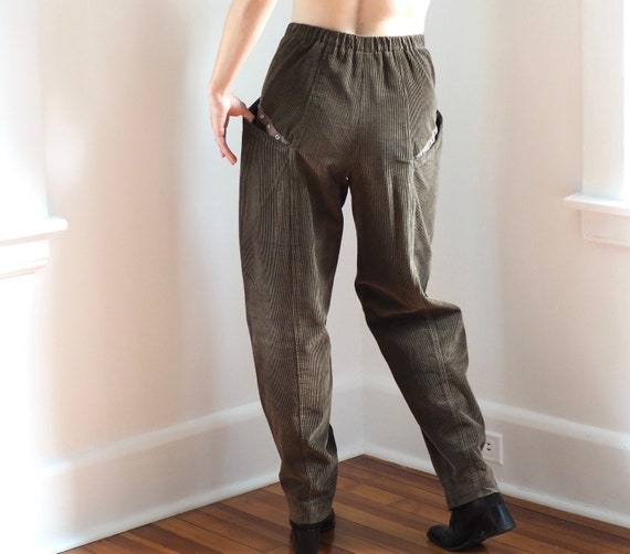 KOOS Vintage 1980s Corduroy Pants with Amazing Po… - image 5