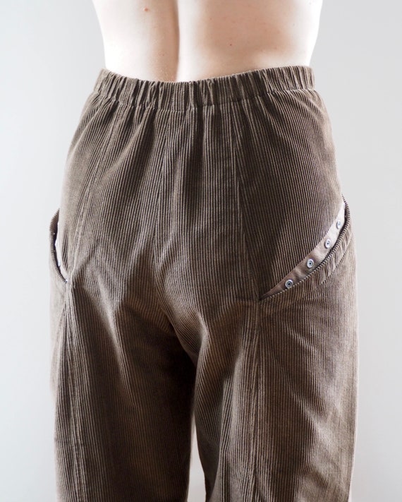 KOOS Vintage 1980s Corduroy Pants with Amazing Po… - image 7