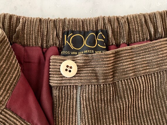 KOOS Vintage 1980s Corduroy Pants with Amazing Po… - image 8