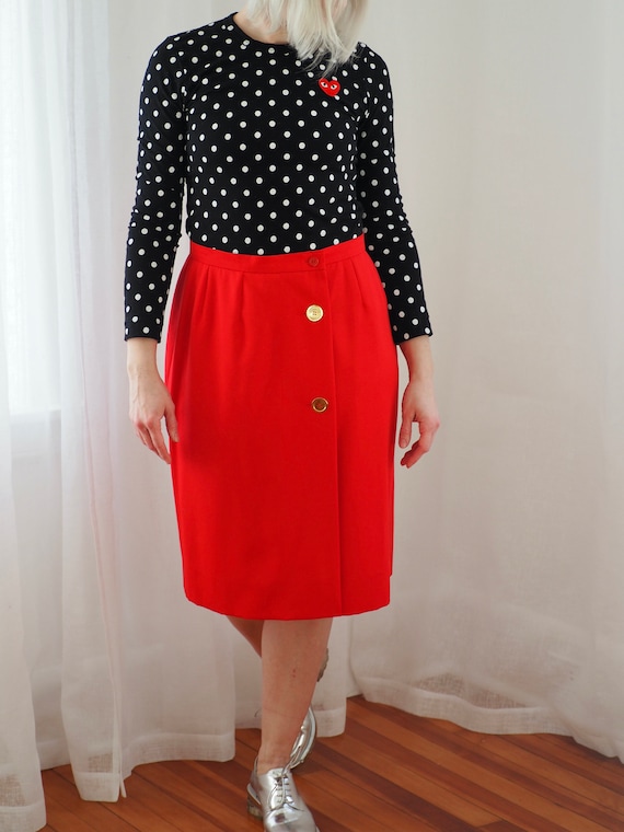 Vintage 1980s Givenchy Wrap Skirt