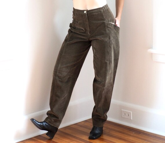 KOOS Vintage 1980s Corduroy Pants with Amazing Po… - image 3