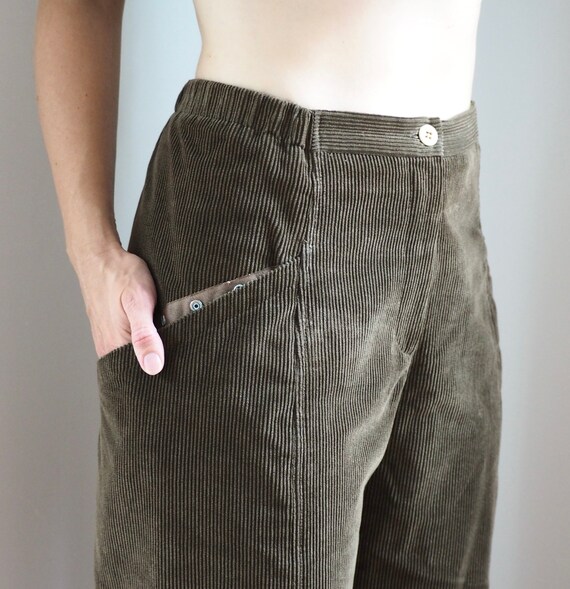 KOOS Vintage 1980s Corduroy Pants with Amazing Po… - image 1