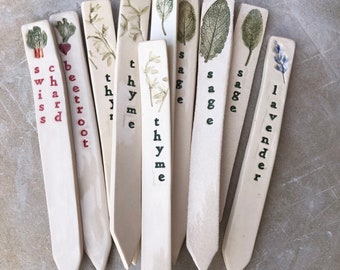 SALE SECONDS of herb and vegetable markers