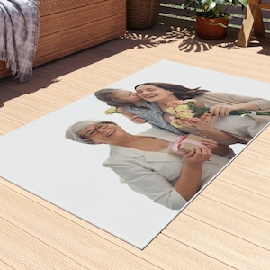Outdoor Rug - Personalized Rug - Design Rug - Photo Rug - Text Rug - Company Rug - Image Rug - Customized Rug