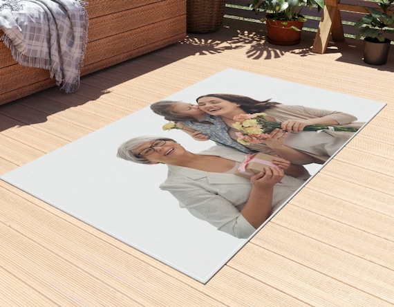 Outdoor Rug - Personalized Rug - Design Rug - Photo Rug - Text Rug - Company Rug - Image Rug - Customized Rug