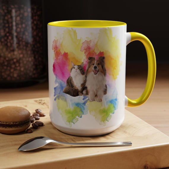 Animal Cat or Dog Coffee Mug | Accent Coffee Mug
