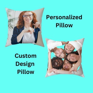 Vierkant kussen van gesponnen polyester - kussen gepersonaliseerd - kussen op maat - ontwerpkussen - kussen afbeelding - kussen afbeelding - kussen tekst - op maat