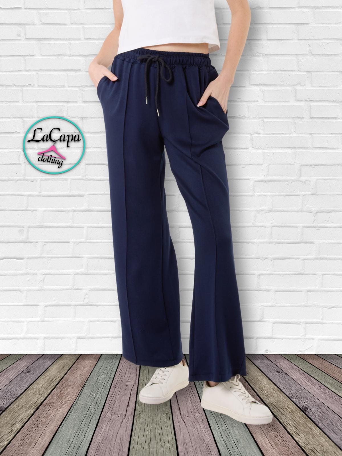 Drawstring Pleat Front Soft Jogger (made in Italy) - Etsy