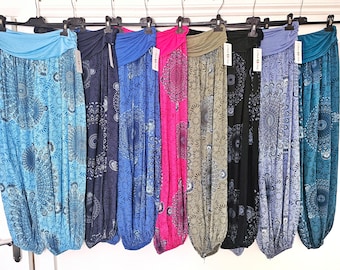 Mandala Print Harem Trousers