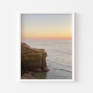Sunset Cliffs, Beach, Rocks, San Diego, Digital Download Print, Photograph, Beach Wall Art, Printable Art, Download