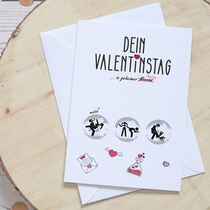 Valentinskarte für Paare, mit Rubbelherz, mit Rubbellosen, Valentinstagskarte zum freirubbeln, anstößig, Überraschung, Valentin Bild 7