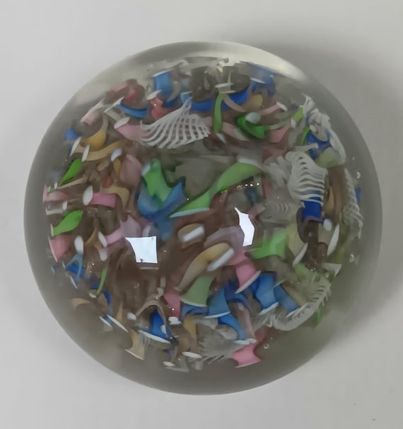 Murano Tutti Frutti アート ガラス ペーパーウェイト - Etsy 日本