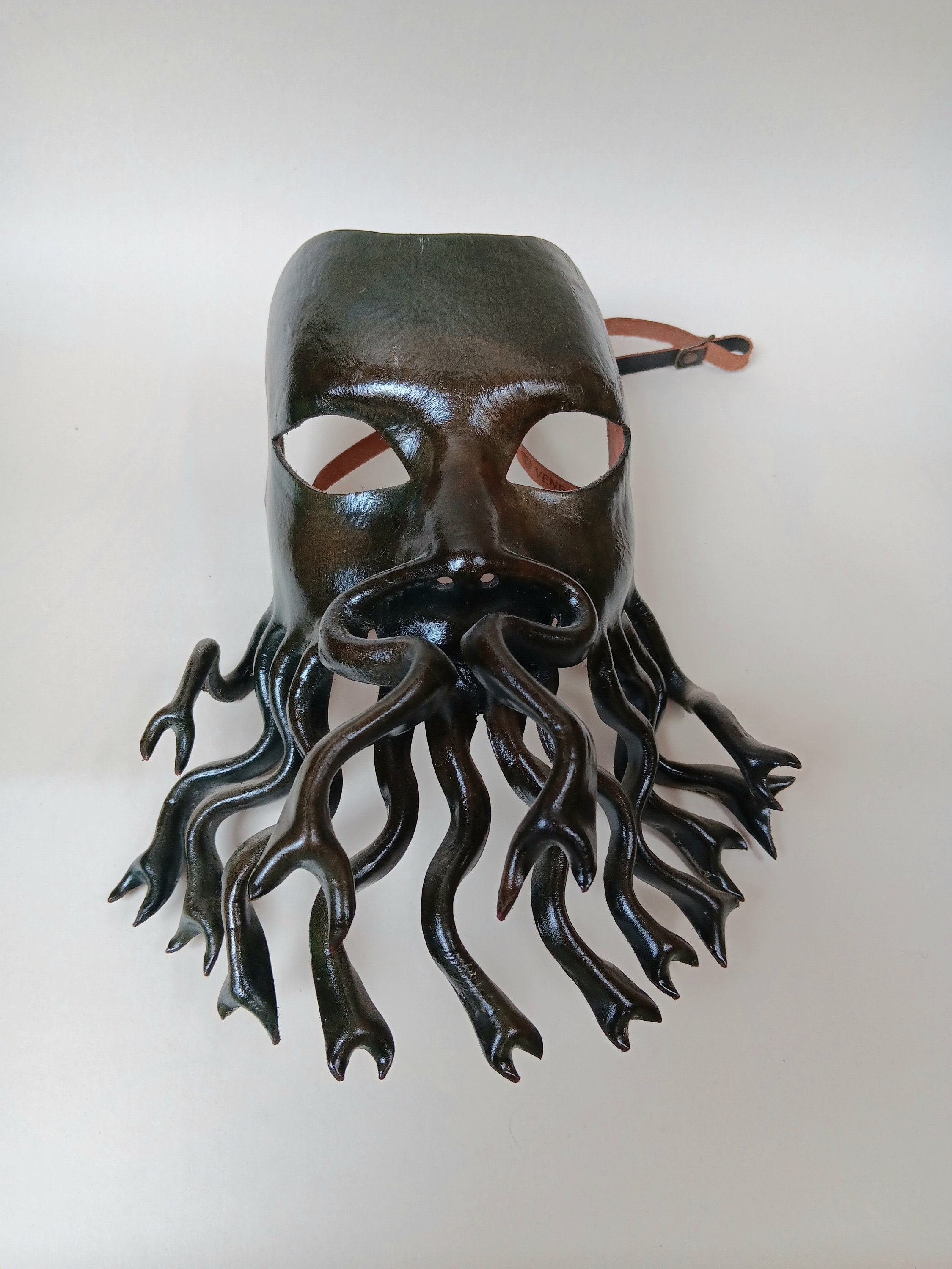Venetian Bertolini Leather Cthulhu Carnival Mask - Etsy UK