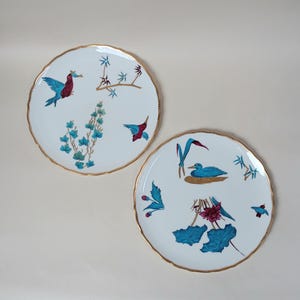 Antique Pair of Chantilly Kakiemon Porcelain Duck Plates