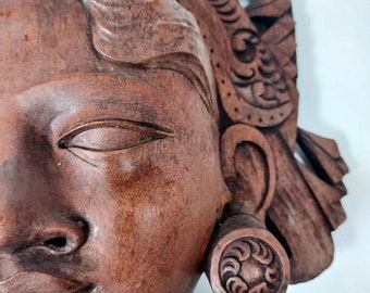 【ヴィンテージアート！インドネシア・バリ】バリ美女胸像 ヴィンテージアート！インドネシア・バリ】バリ美女胸像 バリ