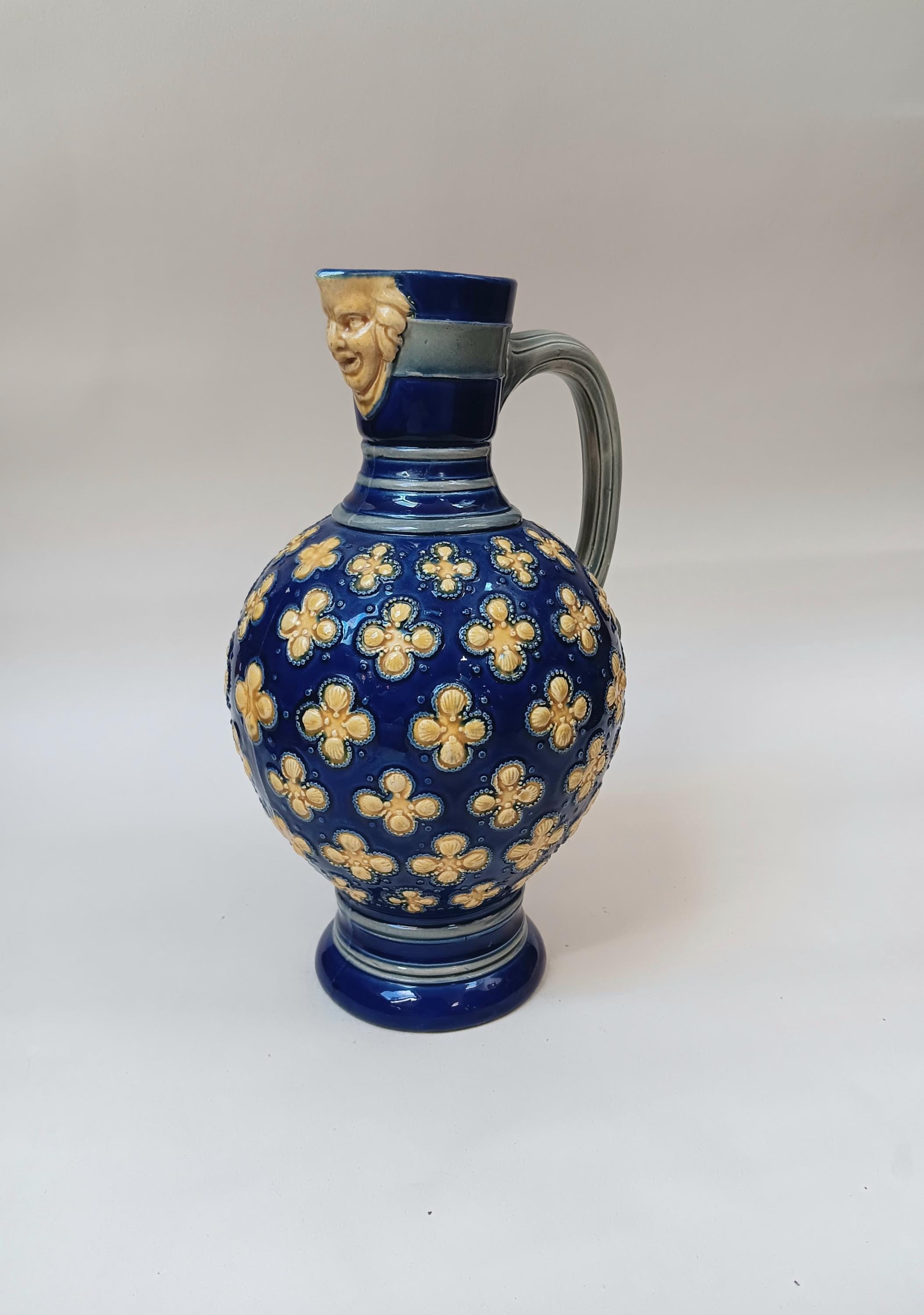 Antique Minton Majolica Mascaron Syrup Jug Vase - Etsy