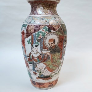 Japanische Satsuma Meiji-Periode Antike Porzellanvase