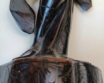 バリ島インドネシアの女性木製手彫り像 - Etsy 日本