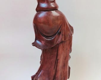 Chinese Wooden Carving of the Goddess Guanyin - Etsy 日本