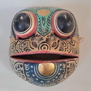 Balinese Frog Mask - Etsy