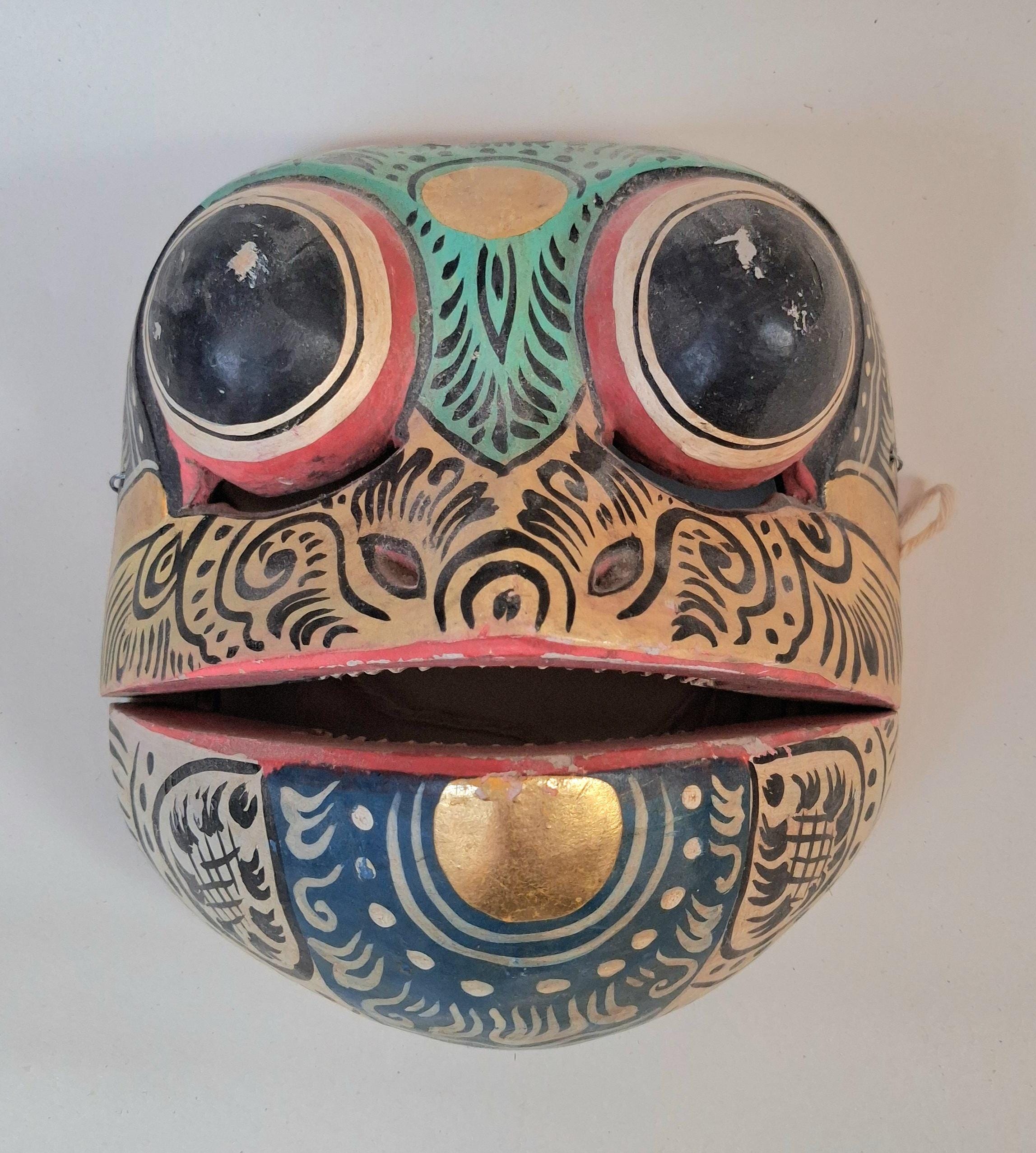 Balinese Frog Mask - Etsy