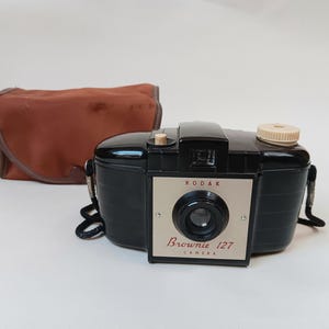 Kodak Brownie 127 Camera With Case