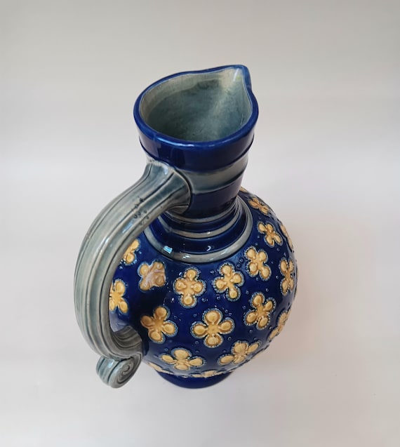 Antique Minton Majolica Mascaron Syrup Jug Vase - Etsy