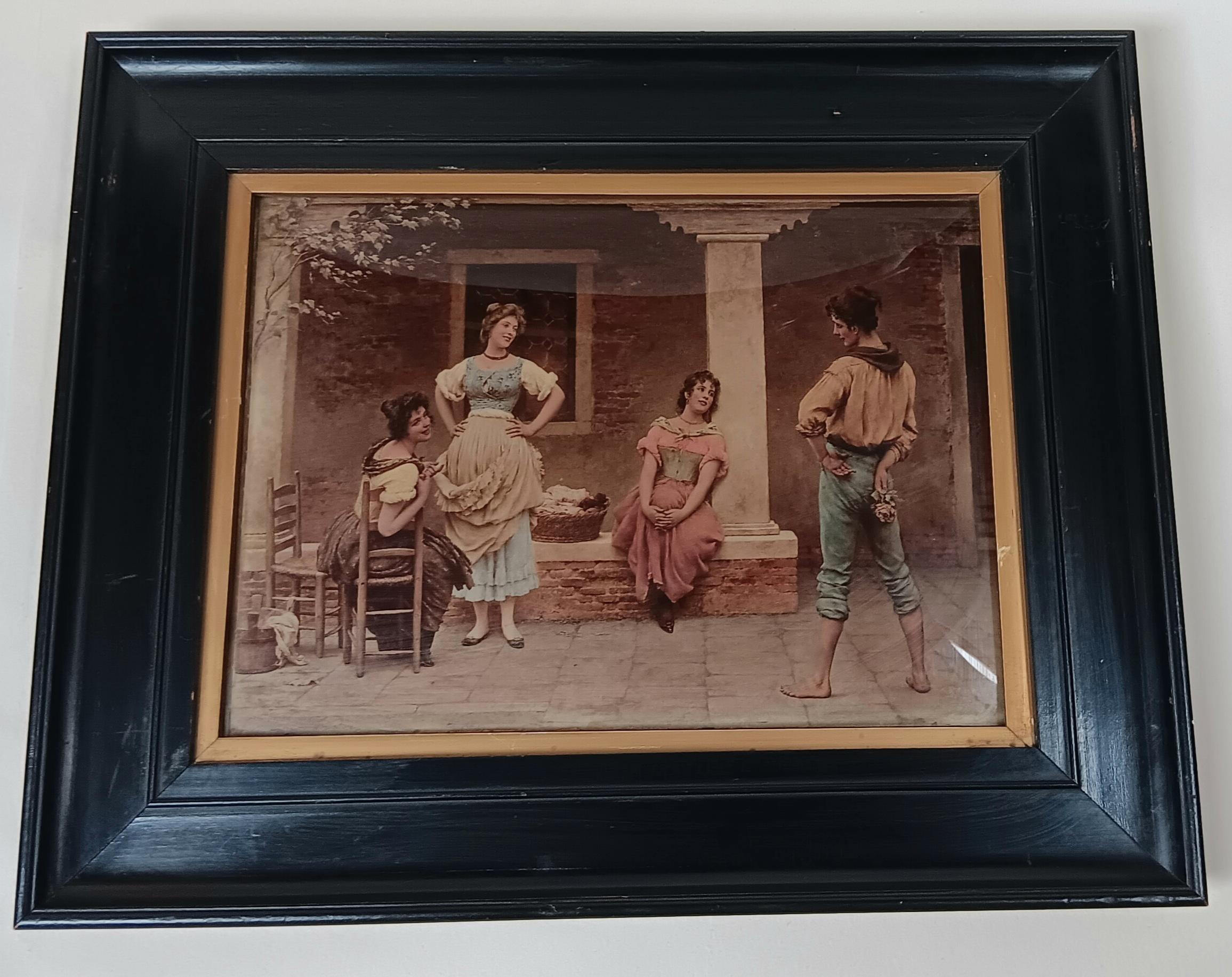 バロック調 アンティーク 額縁 人物画付き ドイツ 楽天市場】ロココ