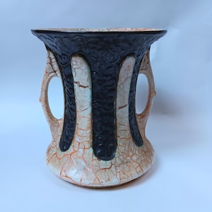 Bohemian Czech Dietmar Urbach Alienware Art Deco Ceramic Vase