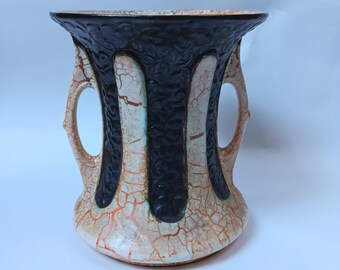 Bohemian Czech Dietmar Urbach Alienware Art Deco Ceramic Vase