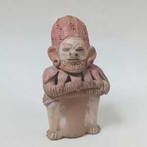 Terracotta Figure from Pre-Columbian Chavín Culture of Peru
