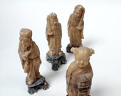Soapstone Carving Of Four Chinese Immortals