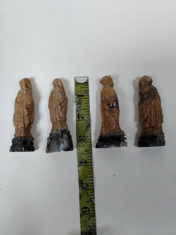 中国の四仙人の石鹸石彫刻 - Etsy 日本