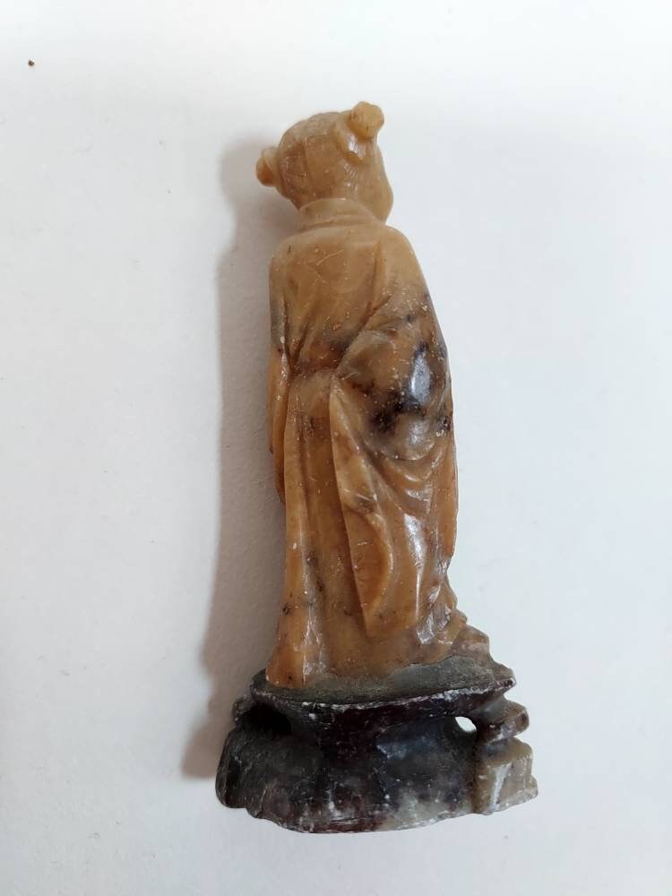 中国の四仙人の石鹸石彫刻 - Etsy 日本