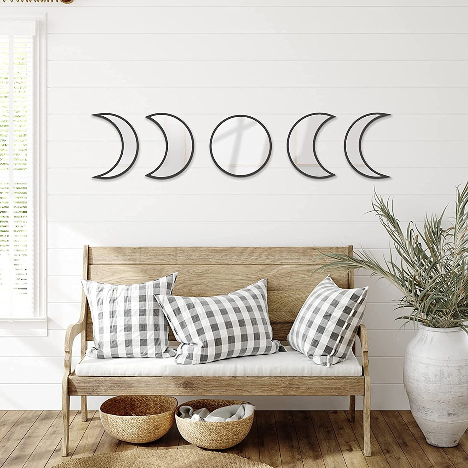 Moon Phase Mirror Wall Décor Wall decor home decor Moon Etsy