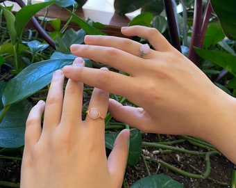 Rose Quartz Ring