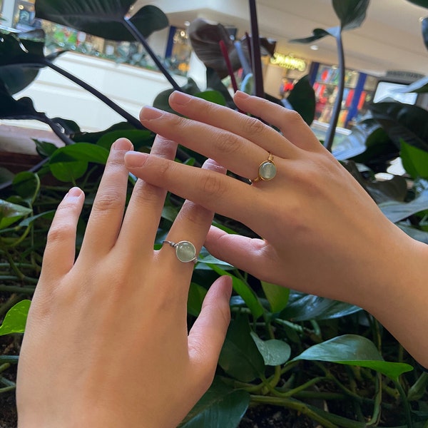 Green Jade Ring