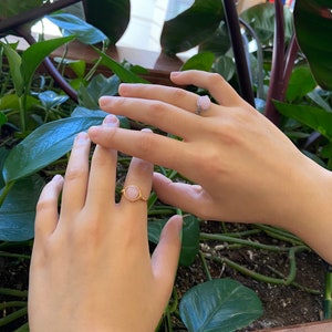 Rose Quartz Ring