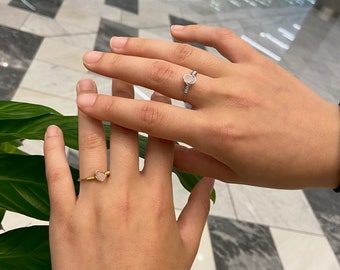 Rose Quartz Gemstone Ring