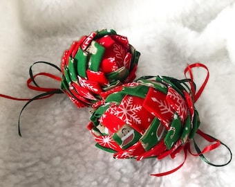 Decoración navideña de piñas - Patrón PDF