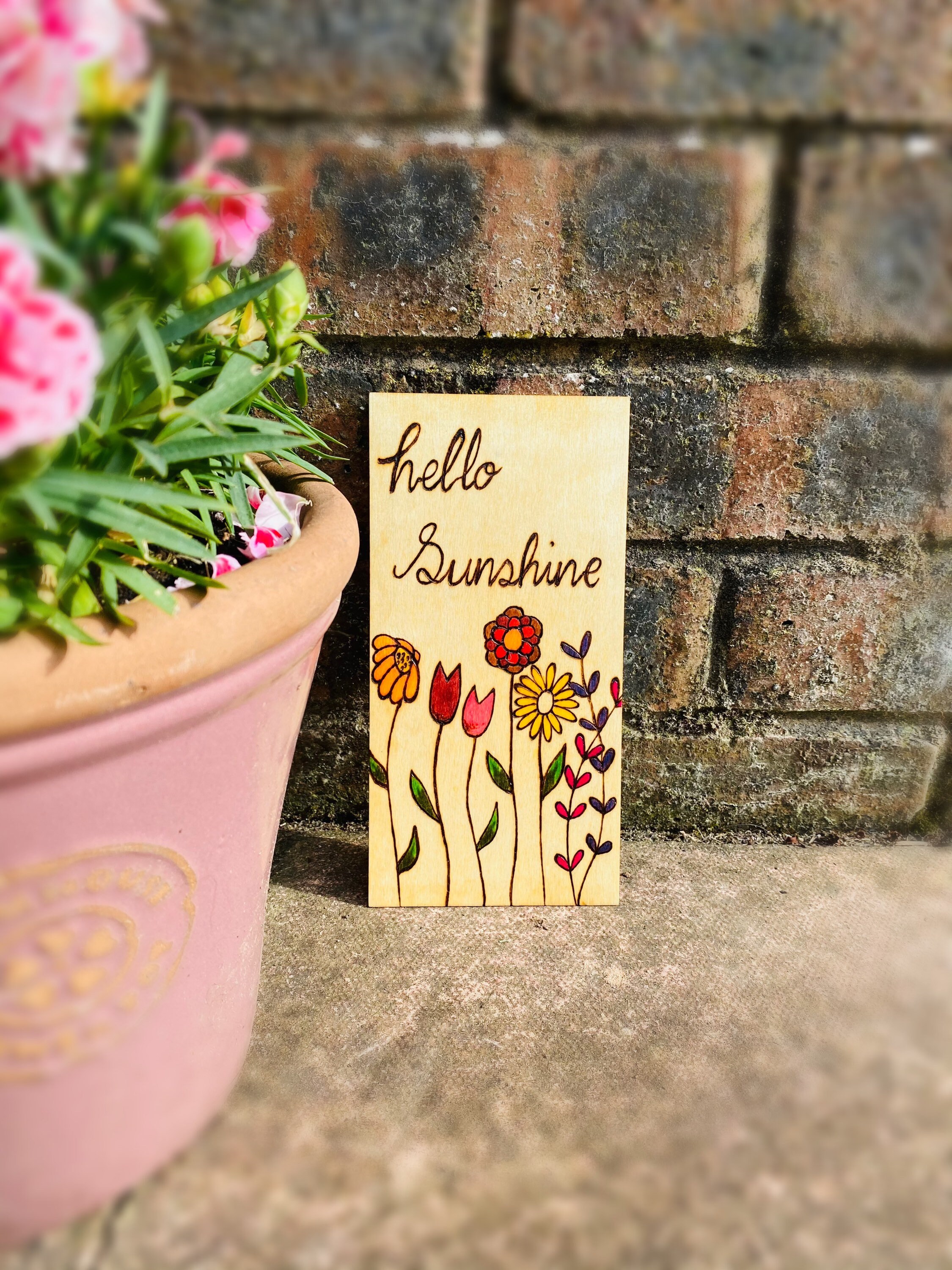 Wooden garden signs Yard plaques Gardening gifts Etsy