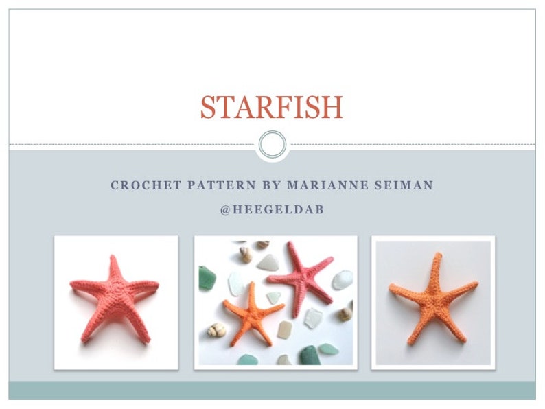 Crochet Sealife Collection no1 Crochet PDF PATTERN Shells, Sea Urchins, Starfish image 6