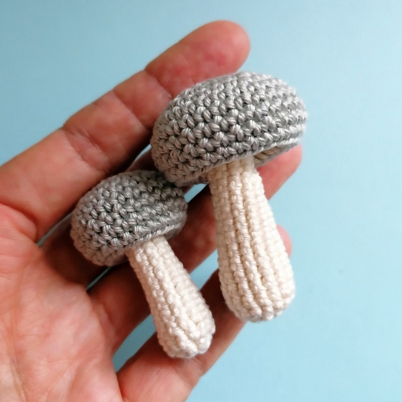 Button Mushroom Crochet Pattern PDF PATTERN image 2